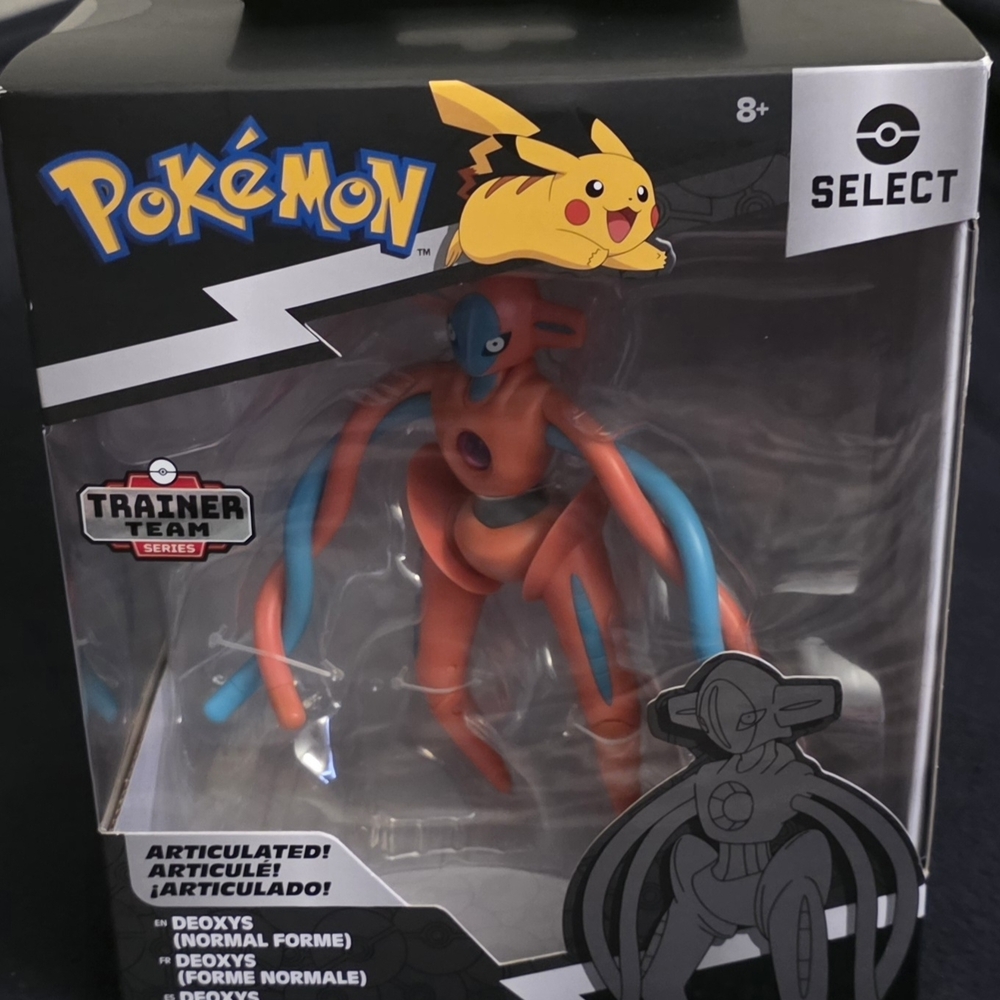 Pokemon Select Deoxys Figure - Orange and Blue